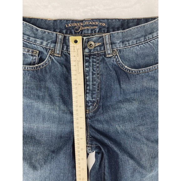 Lauren Jeans‎ Co. Premium Womens Jeans Mid Rise Blue Denim Size 4 - Picture 9 of 16